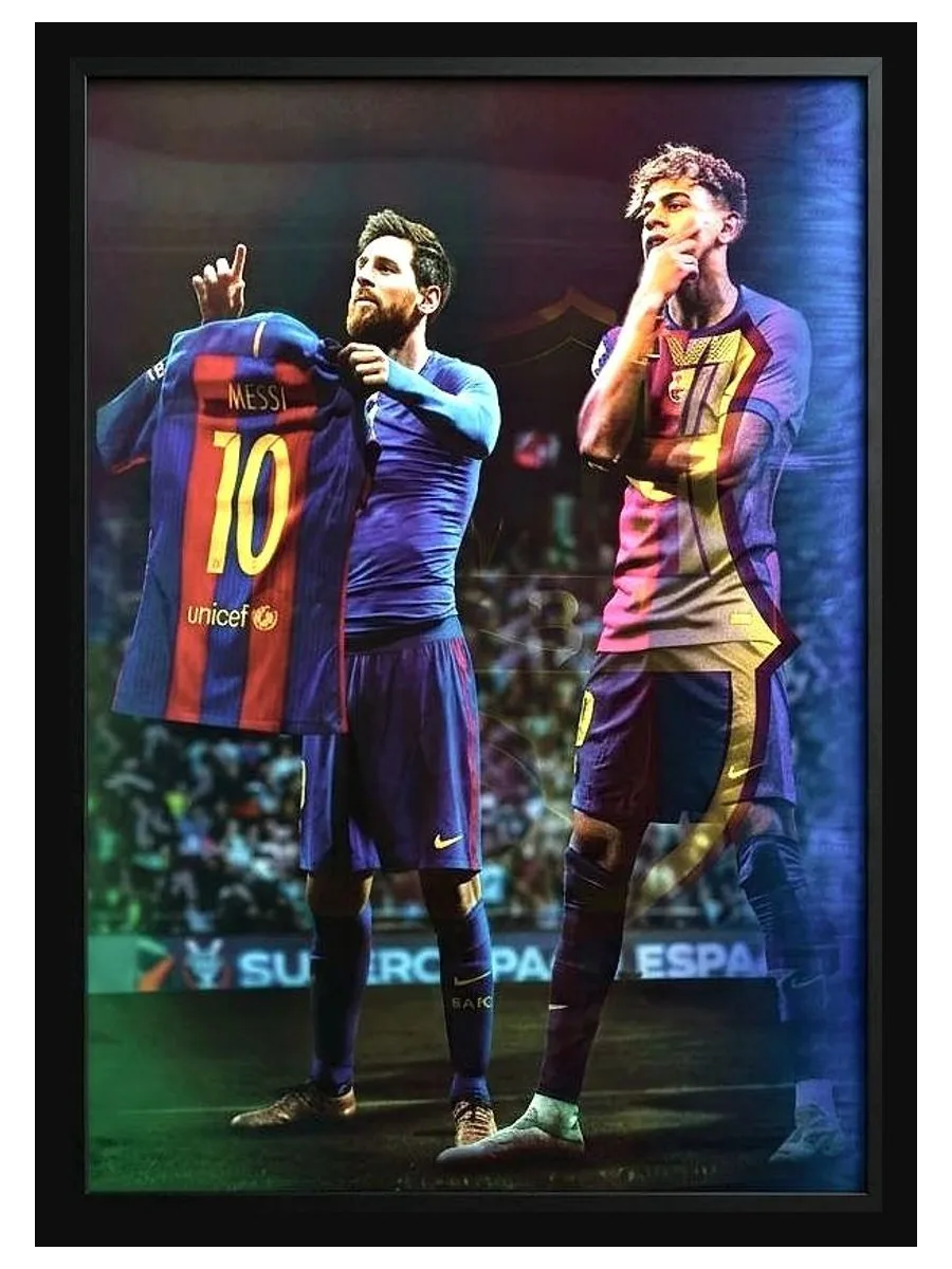 FC BARCELONA — Месси и Ямаль