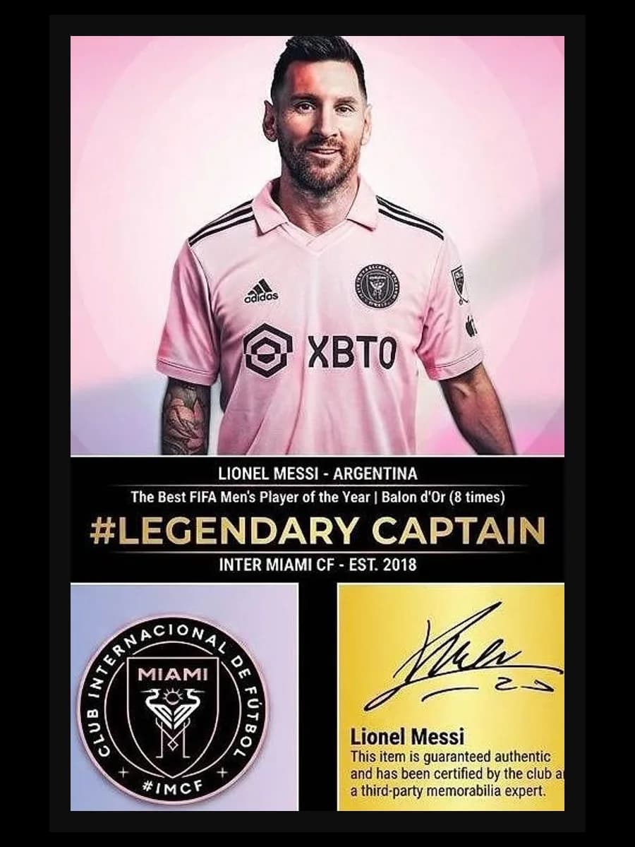 Messi autograph